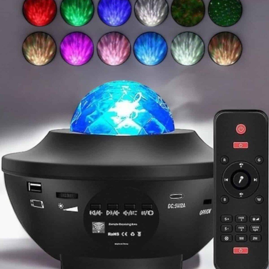 Special Rechargeable Bluetooth Speaker for Children Party LED Lamp Starry Projection