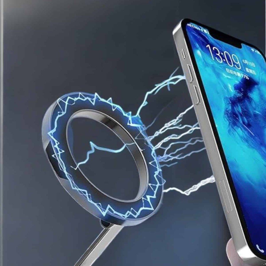 Phone Holder Compatible with All Cars In-Car Foldable Magnetic Design Phone Holder Compatible with All Cars In-Car Foldable Magnetic Design
