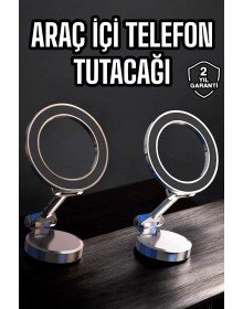 Phone Holder Compatible with All Cars In-Car Foldable Magnetic Design
