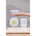 LED Lamp 3 LED Remote Controlled Adhesive White Light