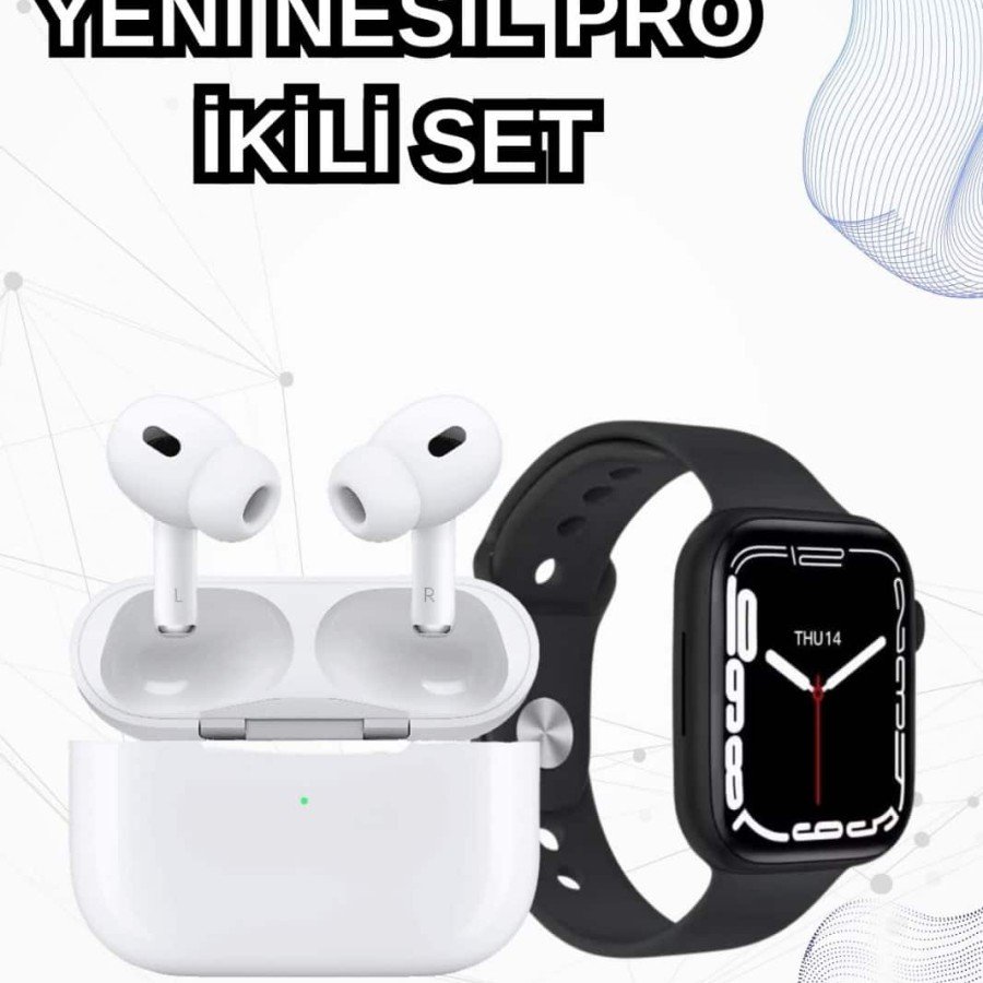 2025 Model Smart Watch and New Generation Pro Bluetooth Headset TWS High Sound Quality 2025 Model Smart Watch and New Generation Pro Bluetooth Headset TWS High Sound Quality