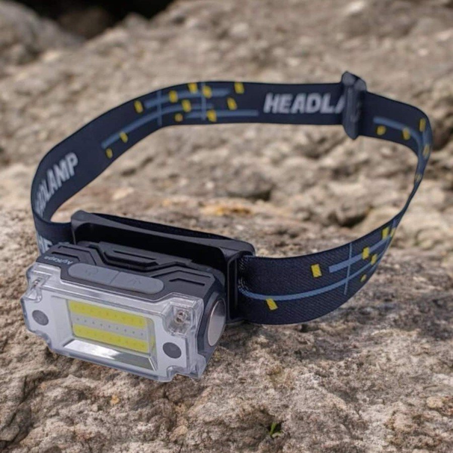 Head Lamp Camping Lamp with Flashlight USB Rechargeable Flexible Lamp
