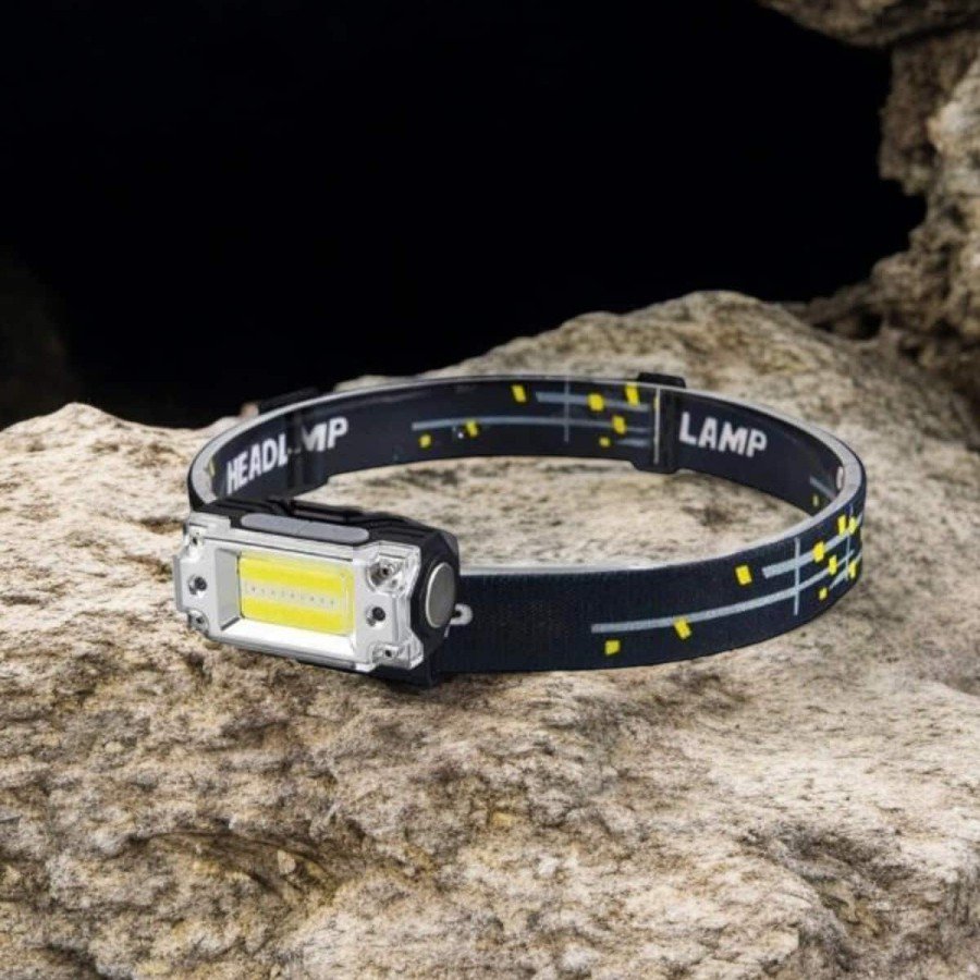 Head Lamp Camping Lamp with Flashlight USB Rechargeable Flexible Lamp