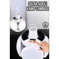 Foldable Portable Camping Lamp Searchlight White Light Solar Powered Solar Lighting