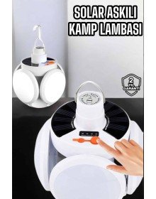 Foldable Portable Camping Lamp Searchlight White Light Solar Powered Solar Lighting