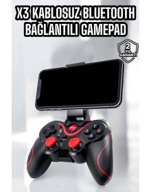 X3 Gamepad Joystick Bluetooth Connected Gamestick Android Compatible
