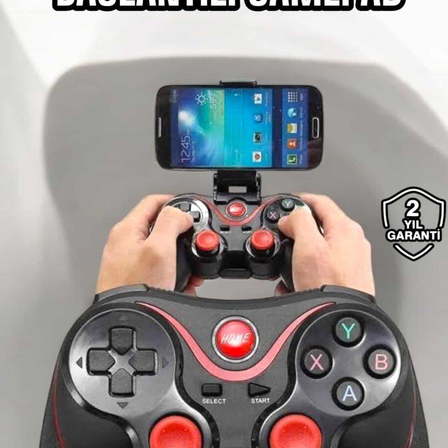 Game Stick Android Compatible Gamepad X3 Gamepad with Stand Bluetooth Connected Game Stick Android Compatible Gamepad X3 Gamepad with Stand Bluetooth Connected