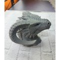 Decorative Dragon Statue Special Design Mythological Figure 22x17 cm