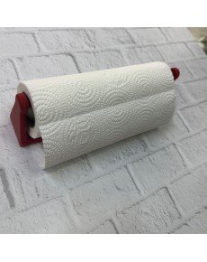 Red Napkin Holder Wall Mounted Practical Paper Towel Rack