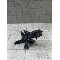 Animated Dinosaur Figure Decorative Toy – Black Design
