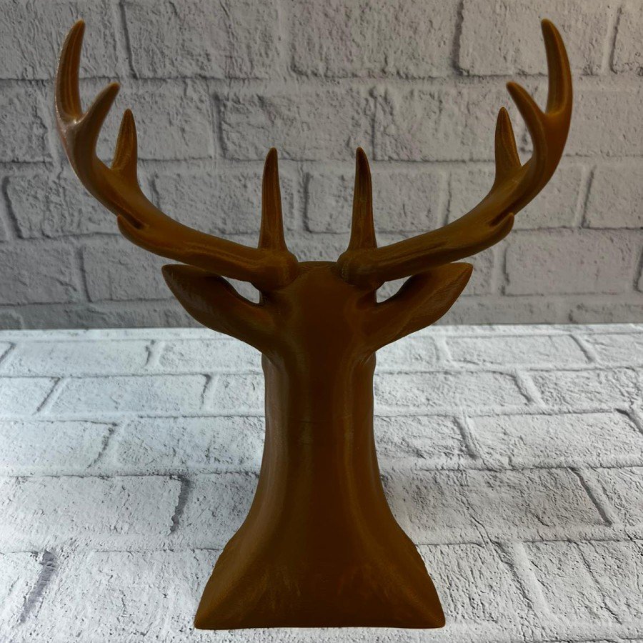 Brown Deer Figurine 23 cm Decorative Stylish Design Brown Deer Figurine 23 cm Decorative Stylish Design