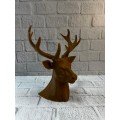 Brown Deer Figurine 23 cm Decorative Stylish Design Brown Deer Figurine 23 cm Decorative Stylish Design