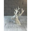 Decorative White Deer Figurine Living Room and Shelf Decor Decorative White Deer Figurine Living Room and Shelf Decor