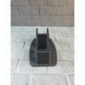 Anthracite Double Gamepad Holder 7x18 cm Table and Shelf Arrangement
