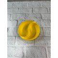 Yellow Snack Bowl Set 4 Pieces 3x12 cm