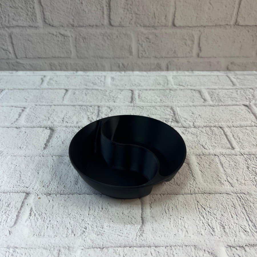 Black Snack Bowl Set 4 Pieces 3x12 cm