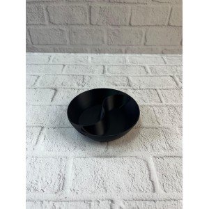Decorative Black Snack Bowl Set of 4 3x12 cm