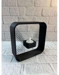 Hanging Square Candle Holder Wall Decoration for Dim Living Rooms and Modern Spaces Hanging Square Candle Holder Wall Decoration for Dim Living Rooms and Modern Spaces