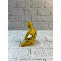 Decorative Yellow Human Figure Modern Table and Shelf Ornament Decorative Yellow Human Figure Modern Table and Shelf Ornament