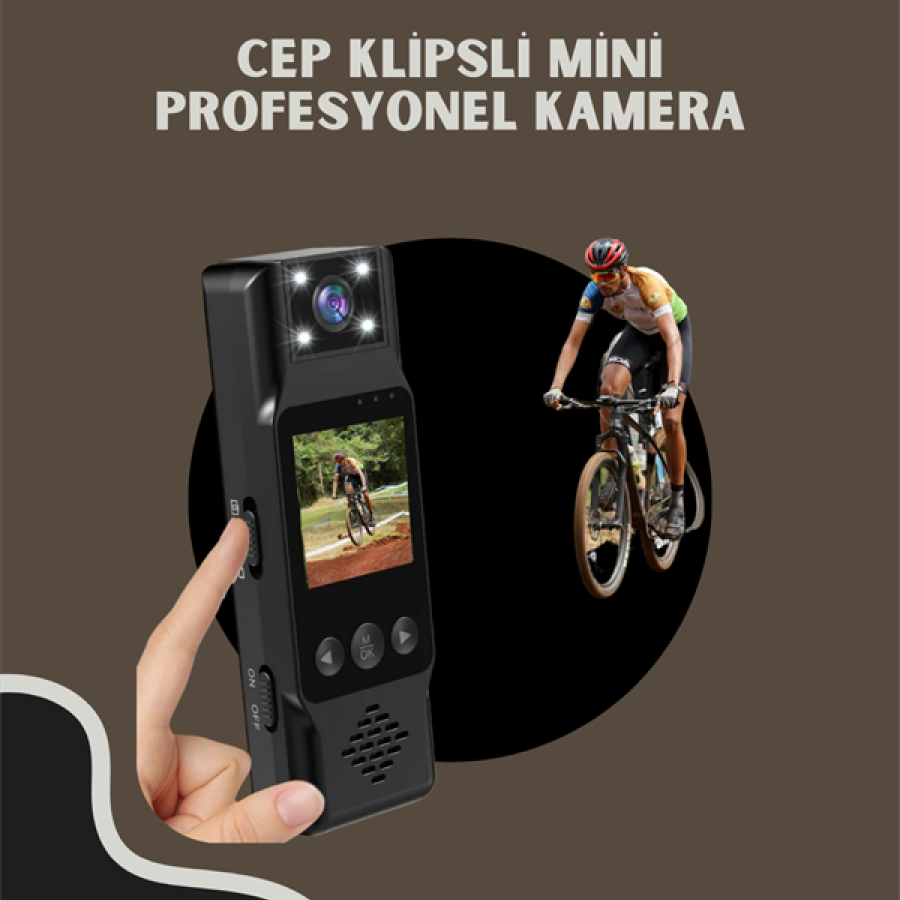 WiFi Enabled Portable Camera – 1.3” TFT Screen, 3MP Photo, 128GB Card Support