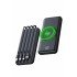 Wireless Powerbank 10000 Mah LED Screen Built-in Wired Fast Charging