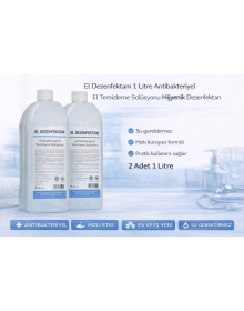 Hand Disinfectant 1 Liter Antibacterial Hand Cleaning Solution 2 Pieces