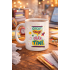 Great Things Take Time Porcelain Mug MODEL 130 – Colorful Mug with Motivational Message, Inspiring Coffee & Tea Cup