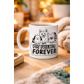 Pet Friends Forever Porcelain Mug MODEL 69 – Cute Design with Cat & Dog Figures, Special Coffee and Tea Cup for Animal Lovers Pet Friends Forever Porcelain Mug MODEL 69 – Cute Design with Cat & Dog Figures, Special Coffee and Tea Cup for Animal Lovers
