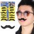 Adhesive Fake Mustache 6 Models 12 Piece Set