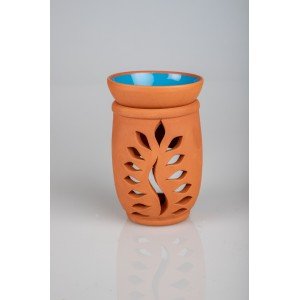 Leaf Model Handmade Pottery Censer Incense Burner