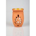 Flower of Life Handmade Pottery Censer Incense Burner Flower of Life Handmade Pottery Censer Incense Burner