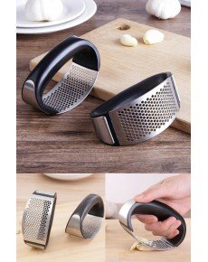 New Garlic Crusher Stainless Steel Garlic Press