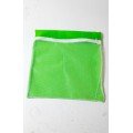 Green - Zippered - Delicate Laundry Slippers Shoes Washing Net Large Size