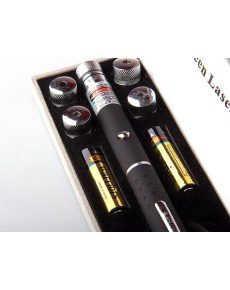 Green Laser Pointer 50 mW 15 Km Effective (5 Heads)