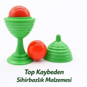 Green Color Magic Cup Losing Ball Game 7 cm