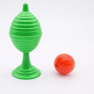 Green Color Magic Cup Losing Ball Game 7 cm
