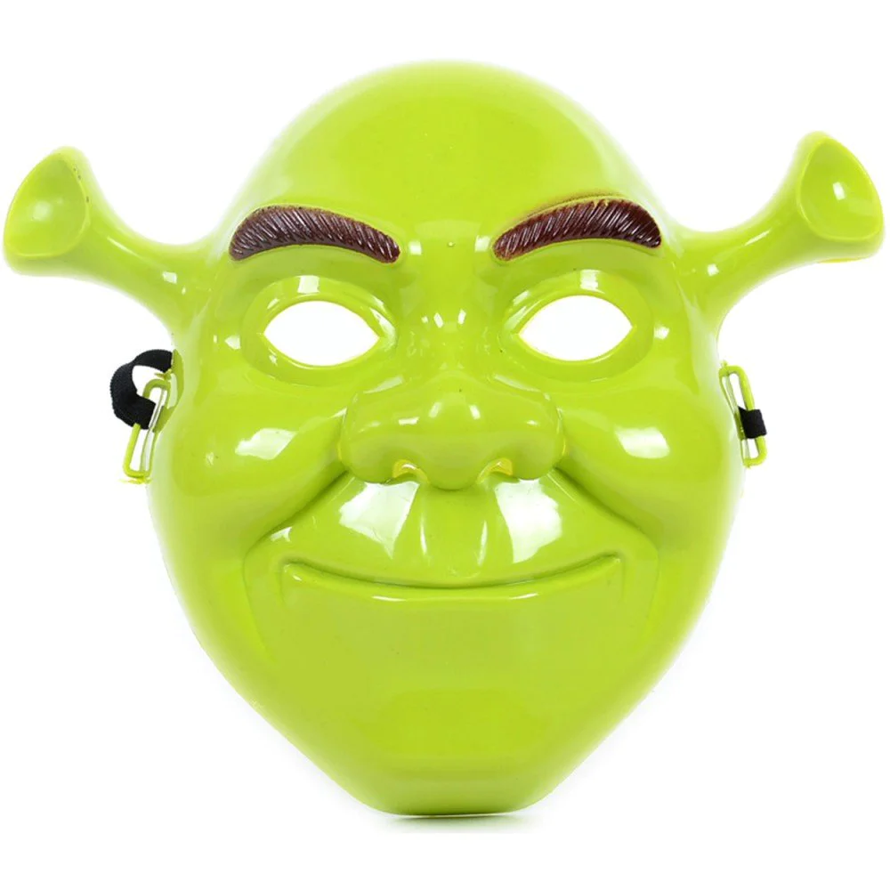 Green Shrek Mask 21x25 cm