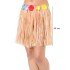 Adult and Child Compatible Straw Color Tassel Hawaiian Luau Hula Skirt 40