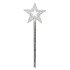 Star Model Fairy Wand Angel Wand Princess Wand Metallized Silver Color