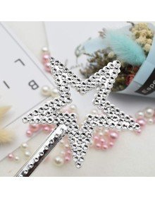 Star Model Fairy Wand Angel Wand Princess Wand Metallized Silver Color