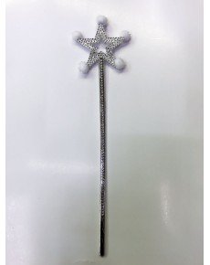 Star Fairy Wand Magic Wand with White Pompom