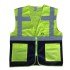 Executive Warning Vest Yellow/Navy Blue Size XXL