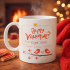 Be My Valentine Porcelain Mug Model 7 - Valentine's Day Gift-Love Themed Cute Mug
