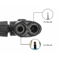 High Pressure Aluminum Silver Color Ball Bicycle Portable Air Foot Pump