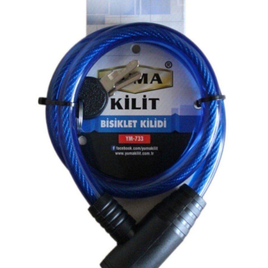 Yuma YM-733 Blue 65 cm Bicycle Lock Yuma YM-733 Blue 65 cm Bicycle Lock