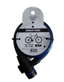 Yuma YM- 734 150cm Blue Bicycle Lock