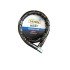 Yuma YM-752 Motorcycle Lock with Key and Bellows Black (Length: 120cm-diameter: 22mm)
