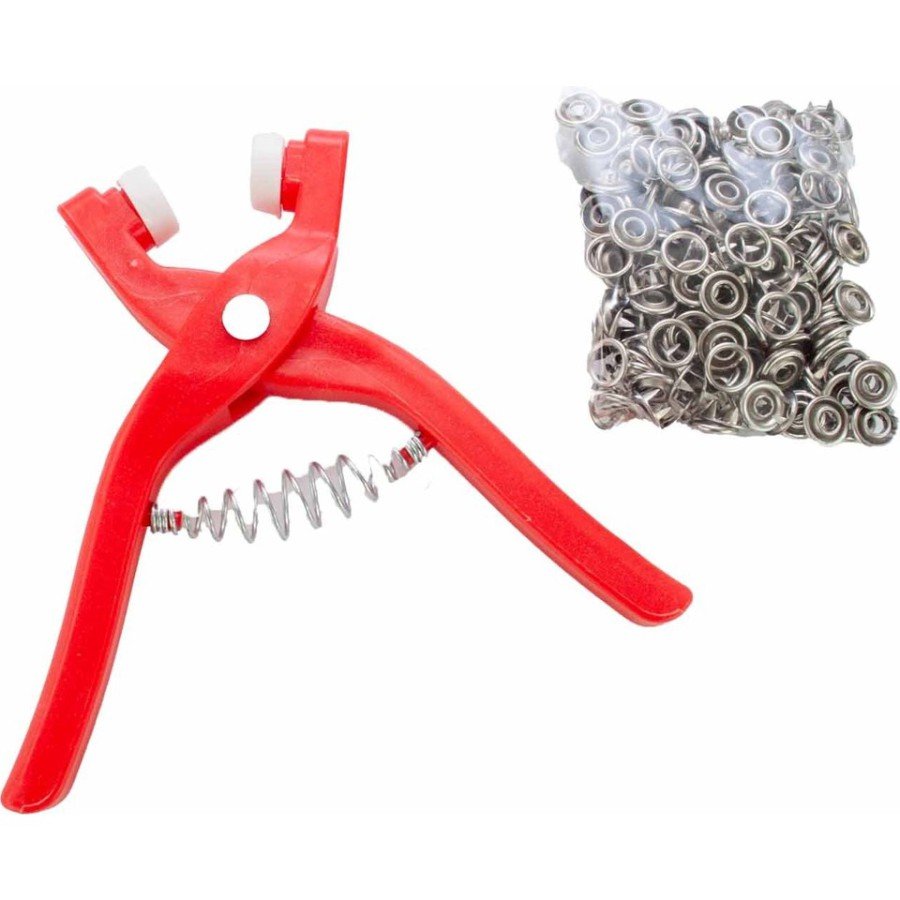 Round Ring Eyelet Pliers 9.5 Mm - Baby Dress Snap Fastening Set