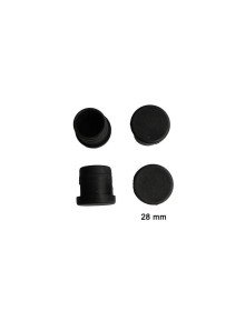 Round Pipe Profile Inner Plug 28 mm 4 Pieces