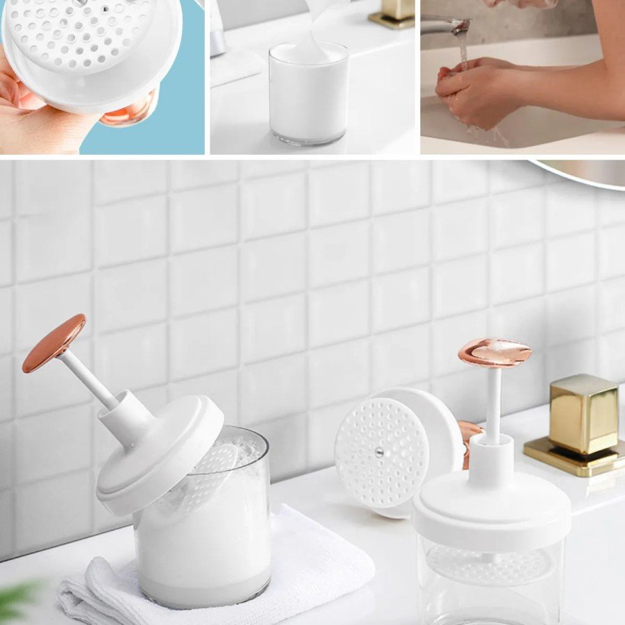 Face Wash Foam Machine-Portable Cream Foam Machine - Skin Care
